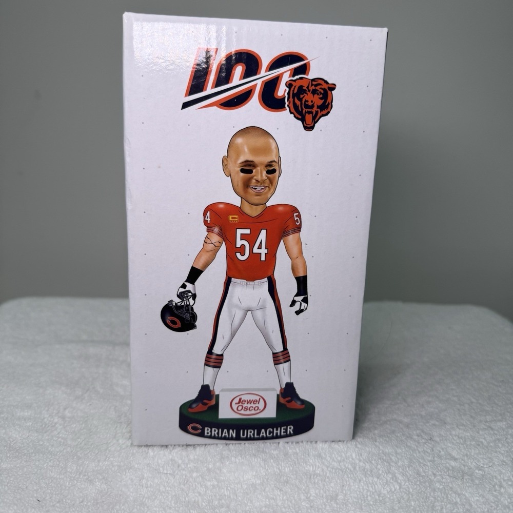 Brian Urlacher Chicago Bears Bobblehead  Bears 100th 2019